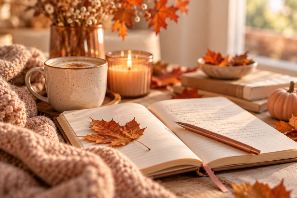 Journaling im Herbst, Loslassen, Journaling